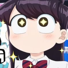 Cute Drawing Images, Komi Shouko, Komi-san Wa Komyushou Desu, Komi Cant Communicate, Sans Cute, Komi San, Anime Screenshots, Girl Stickers, Anime Kawaii