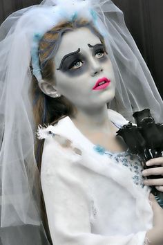 My daughter- Halloween 2013 The Corpse Bride- Tim Burton Halloween 2013, Corpse Bride, Carnival Party, Tim Burton, Halloween Face, Face Makeup, Halloween Face Makeup, Carnival, Halloween