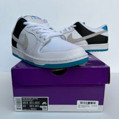 Nwt 2021 Nike Sb Dunk Low Laser Blue Always 100% Authentic Size: Mens 10.5 Color: White/Black/Laser Blue Style: Bq6817-101 Deadstock Og All Will Include Og Receipt If Desired Will Ship Securely Packed/Tracked Usually Ships Same Day Trusted/Reliable Seller Don’t Hesitate To Hit Me Up With Any Questions Casual Basketball Shoes With Padded Tongue For Streetwear, White Basketball Shoes With Padded Tongue For Casual Wear, Low-top Sneakers With Padded Tongue For Light Sports, Blue Sneakers With Contrast Sole For Skateboarding, Custom Sneakers With Padded Tongue For Streetwear, White Sneakers With Padded Tongue For Streetwear, Sporty Low-top Skate Shoes With Padded Tongue, White Lace-up Sneakers With Padded Tongue, Low-top Sneakers With Padded Tongue For Streetwear