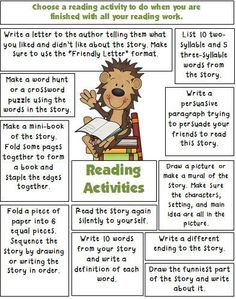 an animal reading activity for kids