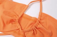 Look cool by the pool or on your vacay in this two-pc. orange bodycon! Pencil maxi and strappy bralette make this a seriously sexy set the perfect party pick. There will be no one else like you in this splashy summer stunner. Material: SpandexLength: Ankle Trendy Orange Swimwear For Summer, Orange Swimwear With Built-in Bra For Summer, Fitted Seamless Orange Crop Top, Trendy Swimwear With Spaghetti Straps, Orange Fitted Crop Top, Summer Triangle Crop Top For Loungewear, Summer Loungewear Triangle Crop Top, Summer Triangle Top Crop Top For Loungewear, Orange Summer Crop Top For Beach