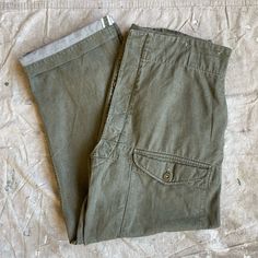 "Size 41x30.5 Vintage 1950s Selvedge British Army Denim Work Trousers Jeans  For your consideration we have a pair of vintage jeans from c. the 1950s. Made for the British army from a khaki green denim, these feature two on seam hip pockets, button fly, selvedge seams on the outer legs, small pocket on the right thigh, larger pocket on the left thigh above the knee, suspender buttons, plain hem. The tag is illegible but these are still a great pair of denim. Measurements; Waist- 20 1/2\" Rise- 1 Retro Cotton Cargo Pants With Pockets, Retro Cotton Work Pants With Pockets, Retro Straight Leg Cotton Work Pants, Retro Cotton Straight Leg Work Pants, Vintage Wide Leg Cargo Pants With Welt Pockets, Vintage Wide Leg Cargo Pants With Patch Pockets, Vintage Cotton Jeans With Pockets, Vintage Tapered Leg Cargo Pants With Welt Pockets, Vintage Straight Leg Work Pants