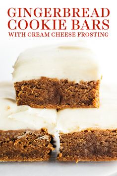 three pieces of cake sitting on top of a glass plate with frosting and icing