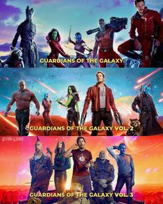 the avengers movie poster is shown in three different colors and sizes, with captions from each