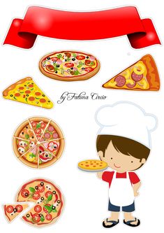 an image of pizzas with different toppings on them