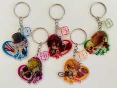 Amnesia Keychain Otome Game, Lanyard, Keychains, Spain, France, Anime