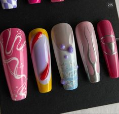 Cute Nail Colors, Happy Nails, Goth Nails, Nail Patterns