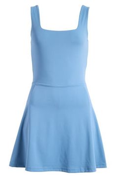 This sleeveless sport dress is cut from stretch fabric with built-in shorts and designed to keep you moving comfortably on and off the court. Square neck Sleeveless 84% nylon, 16% elastane Machine wash, tumble dry Imported Copen Blue, Sport Dress, The Court, Nordstrom Dresses, Square Neck, Stretch Fabric, Built In, Nordstrom, Square