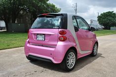 Smart Cars, Pink Tumblr Aesthetic, Pink Stuff, Car Wraps, Pink Car, Smart Car, Car Wrap, Color Change, Dream Cars