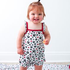 Our amazingly soft groovy floral bubble romper will keep your little your little babe cool and comfy all summer long. These soft as butter flutter sleeve rompers are perfect for spring and summertime lounging. 93% Bamboo and 3% spandex Wash cold with like colors; stays soft wash after wash Snaps on legs makes for easy breezy diaper changes Not treated with flame retardants Swaddle sold separately Playful Sleeveless Jumpsuits And Rompers For Playtime, Playful Cotton Jumpsuits And Rompers For Playtime, Playful Jumpsuits And Rompers For Summer Playtime, Cute Summer Jumpsuits And Rompers For Playtime, Cotton Bubble Romper With Flutter Sleeves For Summer, Playful Sleeveless Onesie For Playtime, Spring Playtime Onesie In Playful Style, Playful White Jumpsuits And Rompers For Playtime, Playful White Jumpsuits And Rompers For Playdate