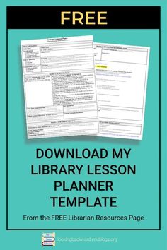 the free library lesson for children to learn how to write and use it with this printable