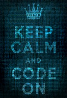 a poster with the words keep calm and code on in white letters, against a dark background