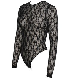 black lace long sleeve bodysuit fashion nova