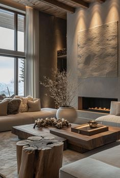 Timeless rustic living room inspirations for a modern home with a classic touch Wabi Sabi Living Room, Modern Rustic Living Room, Japandi Living, Home Entrance, Living Room Design Inspiration, Rustic Living Room, Contemporary Living Room, Decoration Home, Minimalist Living Room