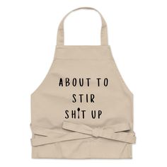 Our apron is made of quality 100% organic cotton complete with a large front pocket for all your accoutrements. If you are the house cook, this is a must have! This item is made on-demand. • 100% organic cotton• Fabric weight: 7.08 oz/yd² (240 g/m²) • Adjustable straps• Large front pocket in the front with 2 compartments• Blank product sourced from Bangladesh Size guide A (inches) B (inches) C (inches) One size 35 ⅜ 29 ½ 37 ¾ A (cm) B (cm) C (cm) One size 90 75 96 Cute Aprons Sayings For Women, Diy Apron Decorating Ideas, Apron Cricut Ideas, Apron Sayings Funny, Cute Aprons Sayings, Apron Quotes Funny, Apron Designs Ideas Diy, Cricut Apron Ideas, Apron Quotes