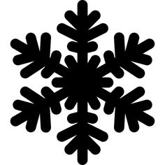 a black and white snowflake on a white background