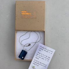 Brand New With Box. Perfect For A Grad Gift. Blue Glass With Cz Accent. Modern Blue Necklaces As A Gift, Modern Jewelry For Gifts, Grad Gifts, Glass Necklace, Blue Glass, Womens Jewelry Necklace, Color Blue, Jewelry Necklaces, Necklaces