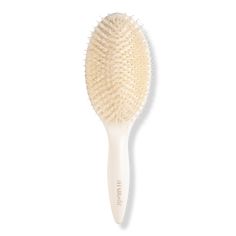 Cream Finish & Shine Boar Bristle Brush - The Hair Edit | Ulta Beauty Boar Hair Brush, Hair Questions, Detangle Hair, Boar Bristle Brush, Polished Hair, Detangling Brush, Bristle Brush, Healthy Girl, Hair Detangler