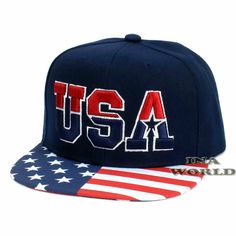 USA AMERICAN Flag HatStars and Stripes High Definition Embroidery Stars and StripesUSA Flag Flat Bill Baseball CapAdjustable Snapback ClosureComfortable Easy Fit for Both Men and Women - Navy Blue - Free Shipping (Domestic only) All hats are shipped in a box to prevent damage while in transit. We Will Combine All Multi-Orders We ship Priority mail service when ordered 4 or more items. To get your item faster, shipping and handling takes one business day (excluding weekends and holidays). Payment American Flag Embroidery, Trendy Cap For 4th Of July, Adjustable Blue Trucker Hat For 4th Of July, 4th Of July Snapback Baseball Cap, 4th Of July Baseball Cap, One Size Fits Most, Casual Blue Trucker Hat For 4th Of July, Americana Style Adjustable Baseball Cap, American Snapback Baseball Cap With Flag, American Flag Snapback Baseball Cap