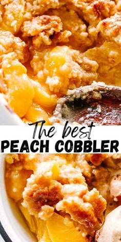 the best peach cobbler recipe ever