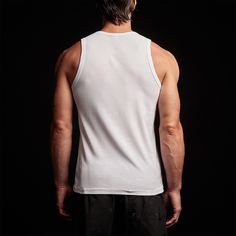 Our ribbed tank is made in our signature cotton lycra blend knit that features a soft, matte-like finish. Style details include crew neck line and a cover stitched bottom hem. Slim fit.Additional Information:• 95% Cotton, 5% Lycra• Machine wash cold with like colors, tumble dry low Ribbed Tank, Male Body, Body Measurements, Angeles, Slim Fit, Crew Neck