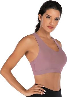 🔥🔥🔥 AMAZON BEST SELLER 🔥🔥🔥

WHY WE MADE THIS:Need a sports bra that does it all? Look no further! This sweat-wicking cross-strap bra gives you the coverage and support you need for yoga, run, and the gym—without restricting your movement or breath. fabric has added lycra that allows the bra to stretch with you and retain its shape over time. Slip in optional, removable cups for full coverage—if you want it. This bra is intended to provide medium support for great shape retention, long-lasting comfort. Girls Gym Wear, Girls Sportswear, Running Bra