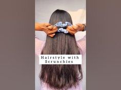 Scrunchies Hairstyle, Open Hairstyle, Open Hairstyles, Hair Styling, Hair Tutorial, Bridal Hair, Scrunchies