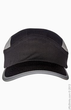 Adjustable webbing strap with technical buckle closure; Precurved bill with reflective bill trim; All mesh cap including crown; Unique panel design; Runner style; 100% polyester Screen Printing Projects, Camo Sweatshirt, Dog Shop, Embroidery Shop, Mesh Cap, Mesh Design, Black Mesh, Wholesale Clothing, Heather Black