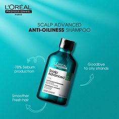 an ad for l'oreal soap advanced shampoo