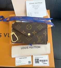 (eBay) LOUIS VUITTON CARD HOLDER RECTO VERSO WALLET Louis Vuitton Wallets, Louis Vuitton Card Holder, V Card, 2023 Vision, Pocket Book, Key Chains, A Bag, Monogram Canvas, Things To Buy