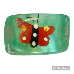 Vintage Lucite Acrylic Butterfly Ring Size 7 Retro Abstract Green Red Chunky Celtic Claddagh Ring, Acrylic Butterfly, Plus Size Stores, Retro Abstract, Claddagh Rings, Butterfly Ring, Rings Jewelry Fashion, Vintage Lucite, Jewelry Lookbook