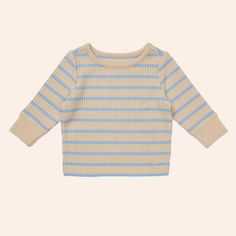 Cozy Striped Ribbed Tops, Striped Ribbed Cotton Top, Cozy Striped Crew Neck Top, Cozy Striped Long Sleeve Top, Striped Cotton Sweater For Loungewear, Striped Ribbed Top With Relaxed Fit, Striped Long Sleeve Top With Ribbed Neckline, Striped Sweater With Ribbed Cuffs For Loungewear, Striped Tops With Ribbed Cuffs For Loungewear