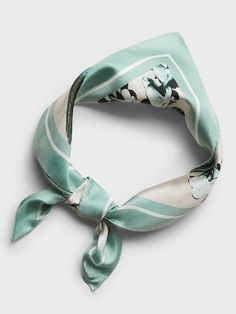 Accent your look with this bandana, made with silk, luxurious silk.  Length: 20" (51cm) Width: 20" (51cm) Accessory Inspo, Silk Bandana, Clothes Shopping, On The Side, Himalayan, Shopping List, Womens Scarves, New Outfits, Art Ideas