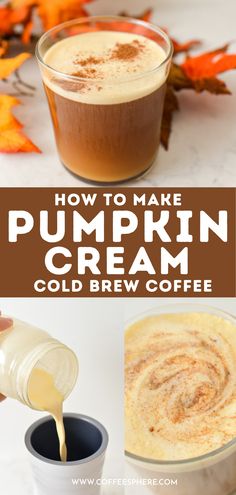 how to make pumpkin cream cold brew coffee