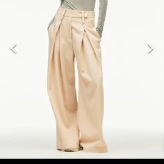 The First Picture Is For Style Reference. I Am Selling The Pair In Gray. It Is Wood Blend Size Extra Small. The Length Was Altered To Fit Me 5.3”, But Can Easily Go Back To The Full Length. Luxury Fitted Beige Bottoms, Luxury High Waist Pants For Spring, Luxury High Waist Bottoms For Spring, Chic Formal Wide Leg Pants By Zara, Chic Zara Formal Wide Leg Pants, Elegant Zara Wide Leg Pants With Pockets, Zara Elegant Wide Leg Pants With Pockets, Luxury Beige Bottoms For Spring, Chic Tailored Zara Wide Leg Pants