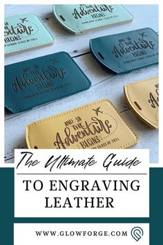 the ultimate guide to engraving leather