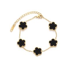 PRICES MAY VARY. Clover Bracelet for Women: Four-leaf clover is a rare variety of plant, which has strong vitality. It‘’s four leaves symbolize love, health, reputation, and wealth. Wearing the four-leaf clover jewelry can bring you luck. Exquisite Craft: The lucky clover bracelets are made of food-grade stainless steel and 18k gold plated surface. The excellent craftsmen design makes it become a stylish women's accessory. Size: The bracelet length is 6.41+1.9 inches extension chain, adjustable Clover Bracelets, Stylish Jewelry Accessories, Bracelets Dainty, Four Leaf Clover Bracelet, Link Jewelry, Xmas Wishlist, Best Gift For Wife, Clover Jewelry, Wishlist 2024