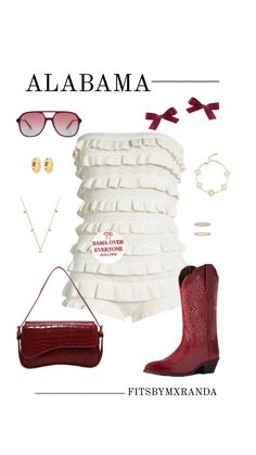 ALABAMA GAMEDAY OUTFIT | Shop the look #outfitinspo #gameday #gamedayoutfit #gamedayfit #outfit #bamarush #bama #alabama Gameday Outfit Alabama, Uf Outfits