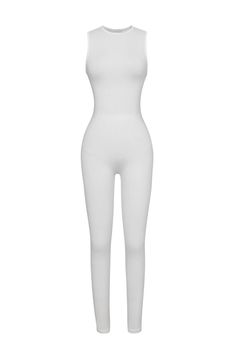 A&A Bodycon Jumpsuit – ARIELLA & AYANA Ashley Murphy, Clothing Templates, Body Suits, Full Body Suit, Bodycon Jumpsuit, High Fashion Outfits, Modal Fabric, White Jumpsuit, Maxi Knit Dress