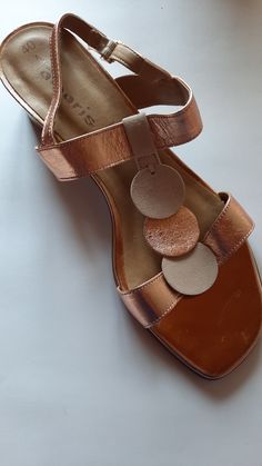 New, gold and silver sandals by Tamaris. Size 40 (EU) / 7 (UK) .  If sold, tracking provided. Gold Sandals With Metal Feet And Open Heel, Metallic Sandals With Removable Insole For Summer, Silver Sandals, Metallic Sandals, New Metal, Lithuania, Gold And Silver, Women's Shoes Sandals, Womens Sandals