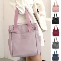 Product Description Ladies Nylon Handbag Multi Pockets Tote Bag Women Portable Waterproof Product Details   Specifications: Gender: Women, Ladies Color: Black, Dark Red, Pink, Navy Blue, Purple, Deep Gray Material: Nylon Bag Size: 32x13x34cm/12.6x5.12x13.39" Weight: 0.37kg/0.81lbs Closure: Zipper Season: Spring, Summer, Autumn, Winter Style: Fashion Messenger Bag , Cross Body Bag, Shoulder Bag, Handbag, Purse, Tote Bag, Wallet, Nylon Bag, Bucket Bag, Clutch Bag Features: 1.Our waterproof handbag Deep Gray, Large Tote Bag, Nylon Bag, Handbag Purse, Womens Tote, Bag Women, Bag Shoulder, Winter Style, Body Bag