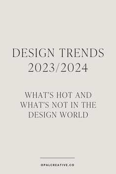 We’re almost halfway through 2023, SO it's time to explore the design trends that are currently shaping the creative landscape. From visual aesthetics to user experience, staying on top of the latest trends can give your designs a fresh, contemporary edge. In this blog post, we'll delve into what's hot and what's not in the design world for 2023 (and likely heading into 2024), helping you stay ahead of the curve and create captivating visuals. Current Design Trends 2023, 2023 Architecture Trends, Interior Trends 2023 2024, Hallway Trends 2023, Fonts For 2024, Architecture Trends 2023, Trending Designs 2023, Top Interior Design Trends 2023, Garden Design Trends 2023