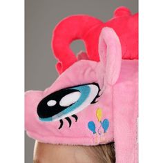 It will be time for Pinkie Pie fun with this My Little Pony Pinkie Pie Headband! This headband is licensed by Hasbro and can be worn as a costume or for roleplaying fun. Made of velour fabric and polyester fiberfill, the headband fits with a plastic headband and features a soft-sculpted headpiece that shows off the face and features of Pinkie Pie. Fun Pink Adjustable Costume Accessories, Pink Adjustable Costume Accessories For Costume Party, Adjustable Pink Costume Accessories For Costume Party, Pink Themed Costume Accessories For Costume Party, Whimsical Pink Costume Hat Headband, Whimsical Pink Headband Costume Hat, Whimsical Pink Costume Headband, Pink Headband For Costume Party, Playful Pink Headband For Playtime