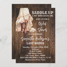 the rustic bridal shower party is ready to be thrown into the barn and put on it's own boots