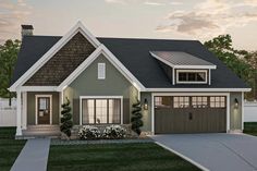 this is a computer rendering of these house plans