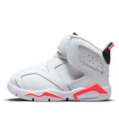 Nike Air Jordan 6 Retro Little Flex Infrared TD Basketball Shoes/Sneakers Air Jordan 6 Retro, Nike Air Jordan 6, Baby Nike, Jordan 6 Retro, Baby #5, Marina Blue, Air Jordan 6, Jordan 6, University Blue