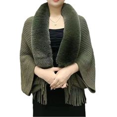 PRICES MAY VARY. 👚👚【2023 New Faux Fur Shawl】Be creative with this shawl. You can wear it as a wrap-around skirt, a fashionable shawl to give length to your upper body, or even a tube top to show off your neck and arms. 👚👚【Easy Matching】This fur shawl cardigan is classic and basic, you can pair with your jeans, simple camisole or shirt blouse, It can accompany you from autumn to winter. 👚👚【One Size is Suit Most Size】 Artificial fur shawl with buttonless cardigan design. Perfect for brides, Single Clothes, Sport Suit Women, Women Long Cardigan, Elegant Shawl, Fur Shawl, Poncho Cape, Wrap Cardigan, Sweater Brands, Knitting Women Sweater