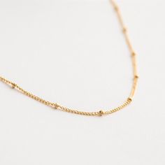 Satellite Necklace | Simple & Dainty Everyday Delicate Chain Necklace, Delicate Satellite Chain Necklace For Everyday, Minimalist Charm Necklace With Delicate Link Chain, Minimalist Link Charm Necklace With Delicate Chain, Everyday Delicate Charm Necklace With Delicate Chain, Dainty Everyday Chain Necklace, Dainty Cable Chain Necklace, Elegant Everyday Charm Necklace With Satellite Chain, Dainty Charm Necklaces With Delicate Chain