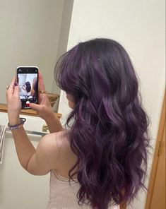 Isabella Valencia, King Of Pride, Dark Purple Hair, Plum Hair, Wine Hair, Dyed Hair Inspiration