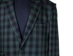 This Chiragh Apparel blazer is an elegant upgrade on dapper tailoring and features rich shades in a sumptuous fabric for elegant opulence. Fashioned from premium quality wool, this plaid check blazer features full lining in Japanese silk, a notch lapel, two-button closure and single-vented back. A left chest pocket and three flap pockets appoint the front while the inside has two (2) pockets on the left and one (1) pocket on the right. A flash of contrast piping is added to the jacket lining ins Jacket Lining, Check Blazer, Mens Blazer, Elegant Blazers, Formal Suit, Checked Blazer, Japanese Silk, Contrast Piping, Formal Suits